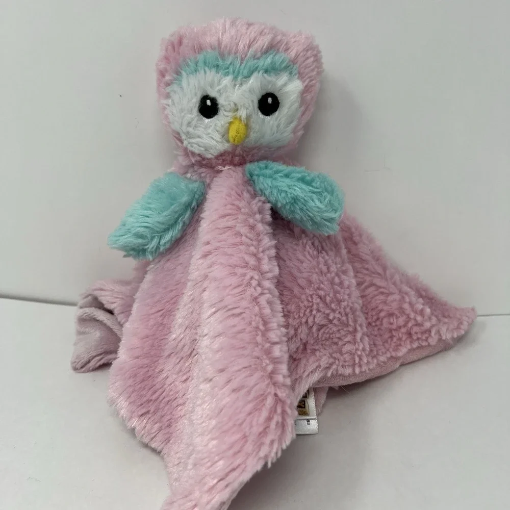 Baby Bass Pro‎ Shops Owl Lovey pink Security lovies bird plush stuffed Animal